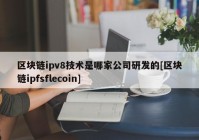 区块链ipv8技术是哪家公司研发的[区块链ipfsflecoin]